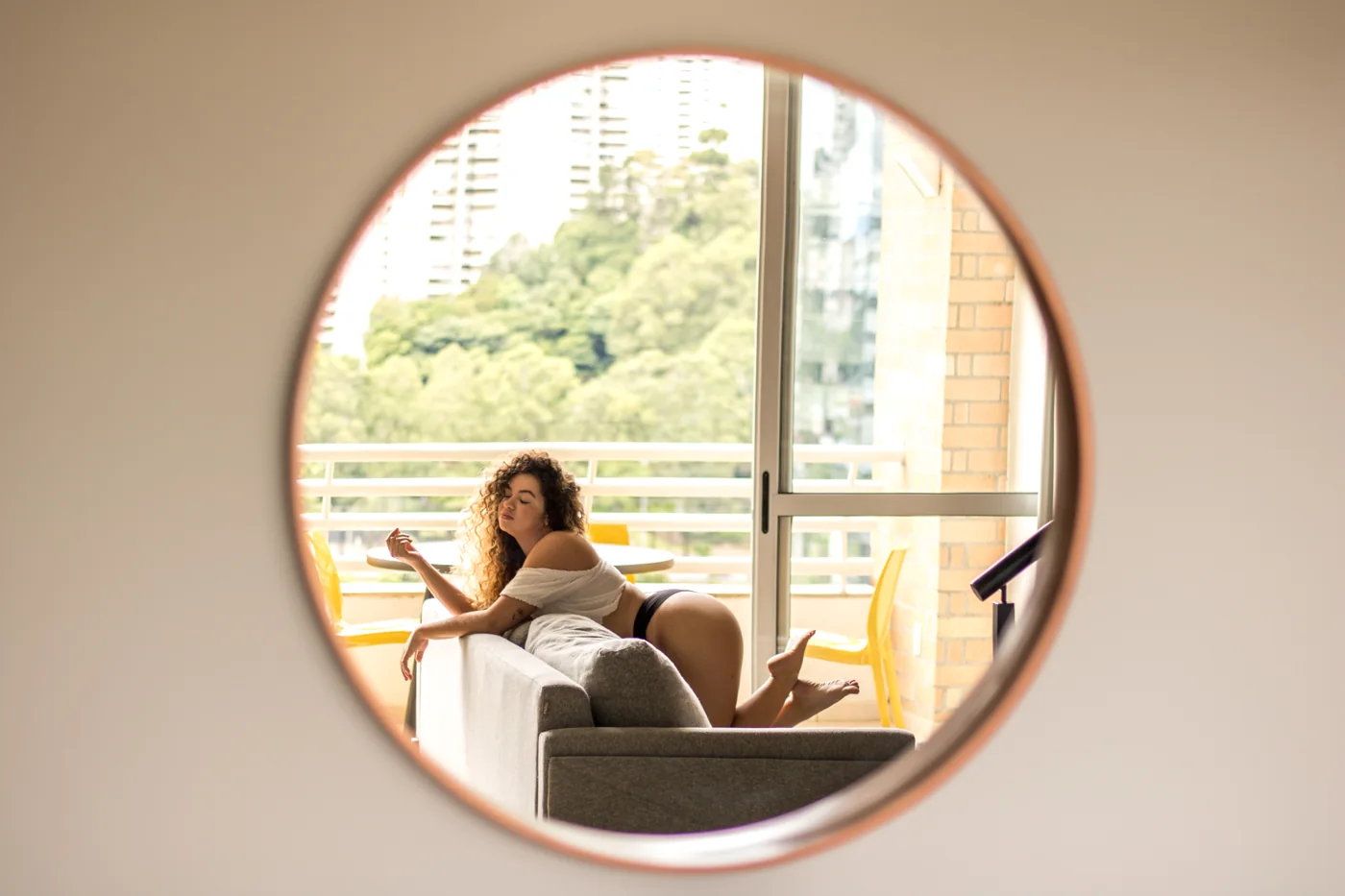 Fotografia do portfólio de ensaios femininos